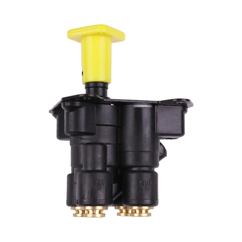 What are the structural characteristics of parking release valve